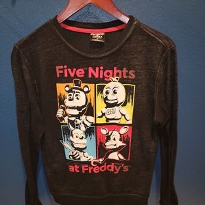 5 nights at Freddie's long sleeve shirt.